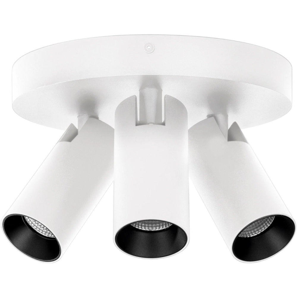 Havit REVO LED Spotlight - 3 Light, Tri-Colour, IP20, Round-Havit Lighting-Ozlighting.com.au