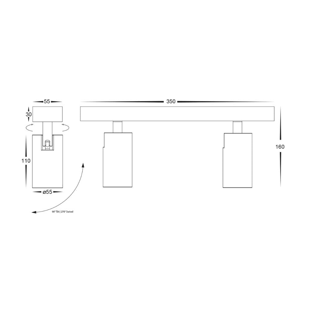Havit REVO LED Spotlight - 8W, IP20, Single-Havit Lighting-Ozlighting.com.au
