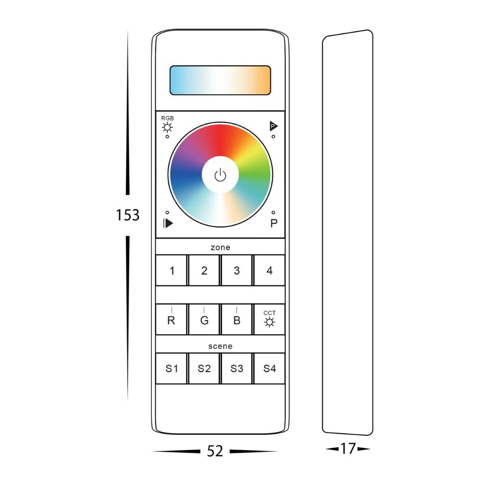 Havit RGBCW LED Strip Controller - 4 Zone-Havit Lighting-Ozlighting.com.au