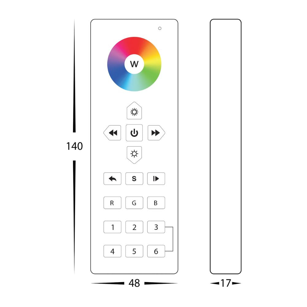 Havit RGBC/W LED Strip Controller - 6 Zone-Havit Lighting-Ozlighting.com.au