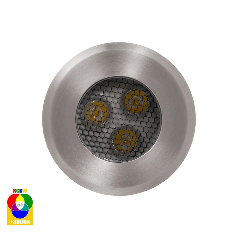 Havit SPLIT LED Inground Light - 12V, RGBW, IP67, 316 Stainless Steel - DRIVER REQUIRED-Havit Lighting-Ozlighting.com.au