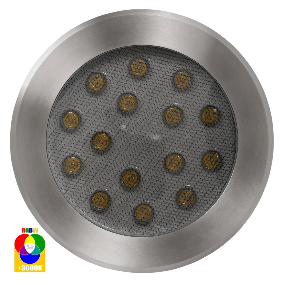 Havit SPLIT LED Inground Light - 12V, RGBW, IP67, 316 Stainless Steel - DRIVER REQUIRED-Havit Lighting-Ozlighting.com.au