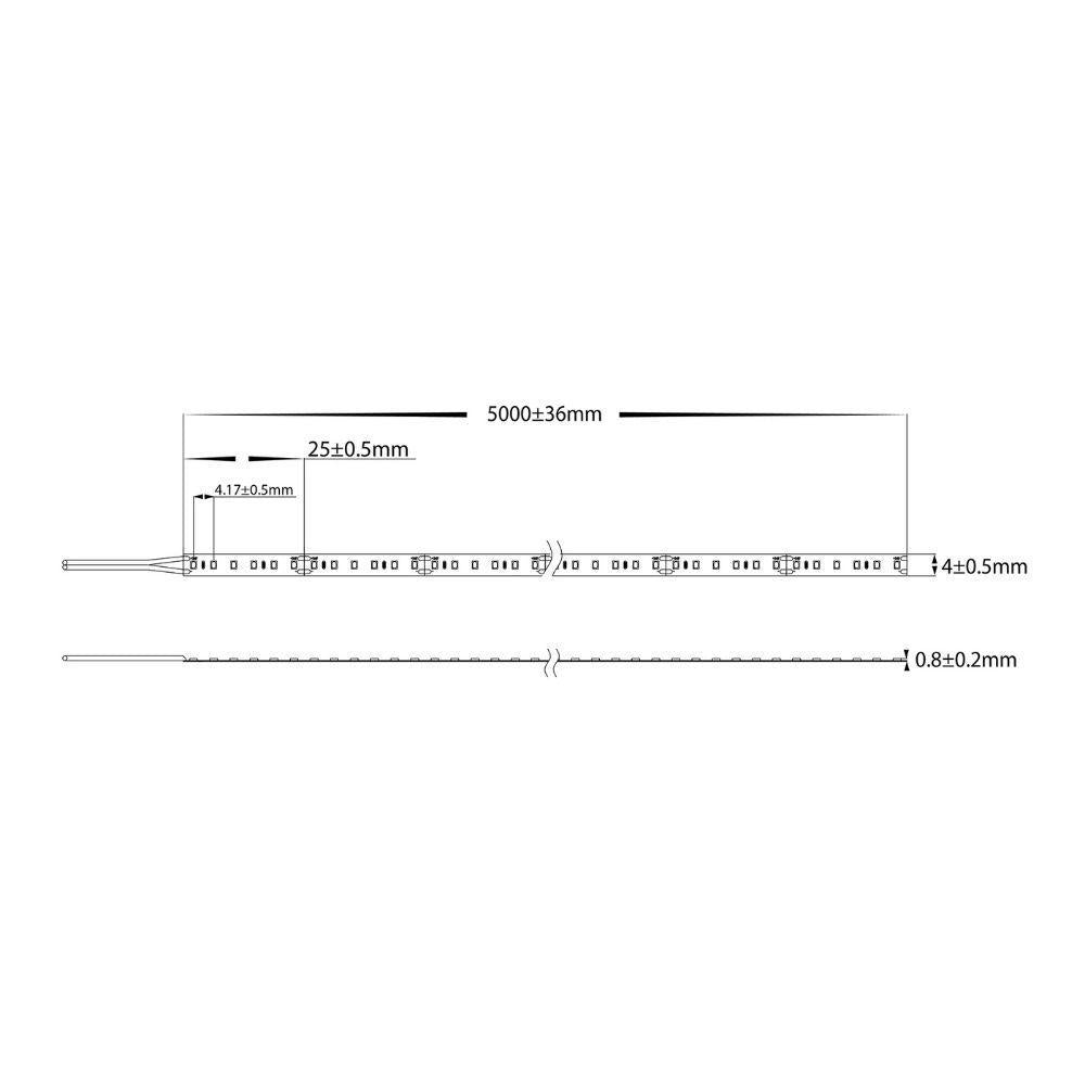 Havit STRIP-19.2-MICRO LED Strip - 19.2W, 24V, 4mm, Per Metre, IP20 - DRIVER REQUIRED-Havit Lighting-Ozlighting.com.au