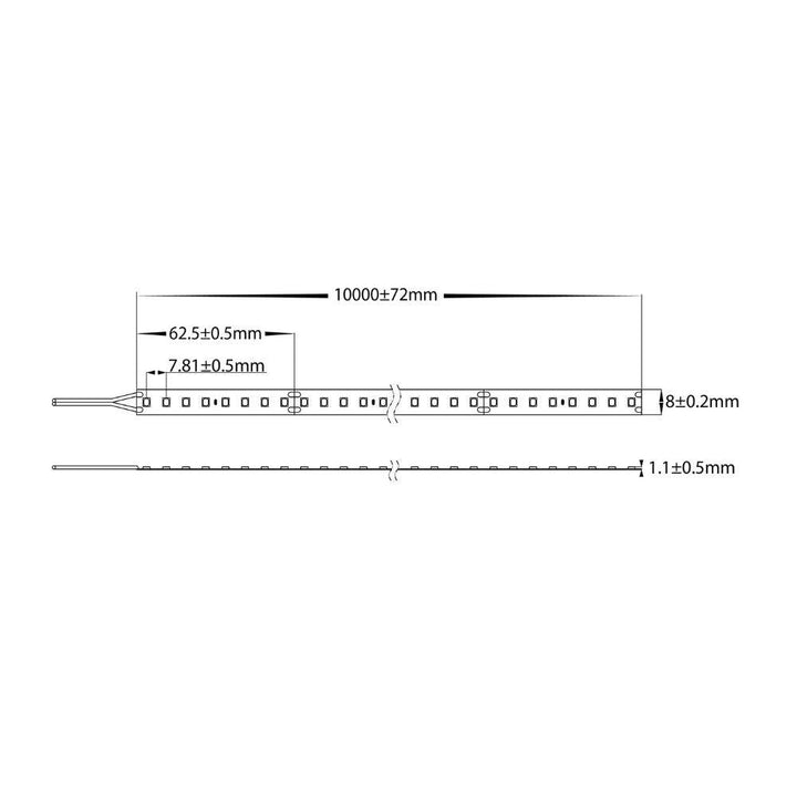 Havit STRIP-9.6 - 9.6W 24V 8mm 128 LED Strip Light Per Metre IP20 - 24V DRIVER REQUIRED-Havit Lighting-Ozlighting.com.au