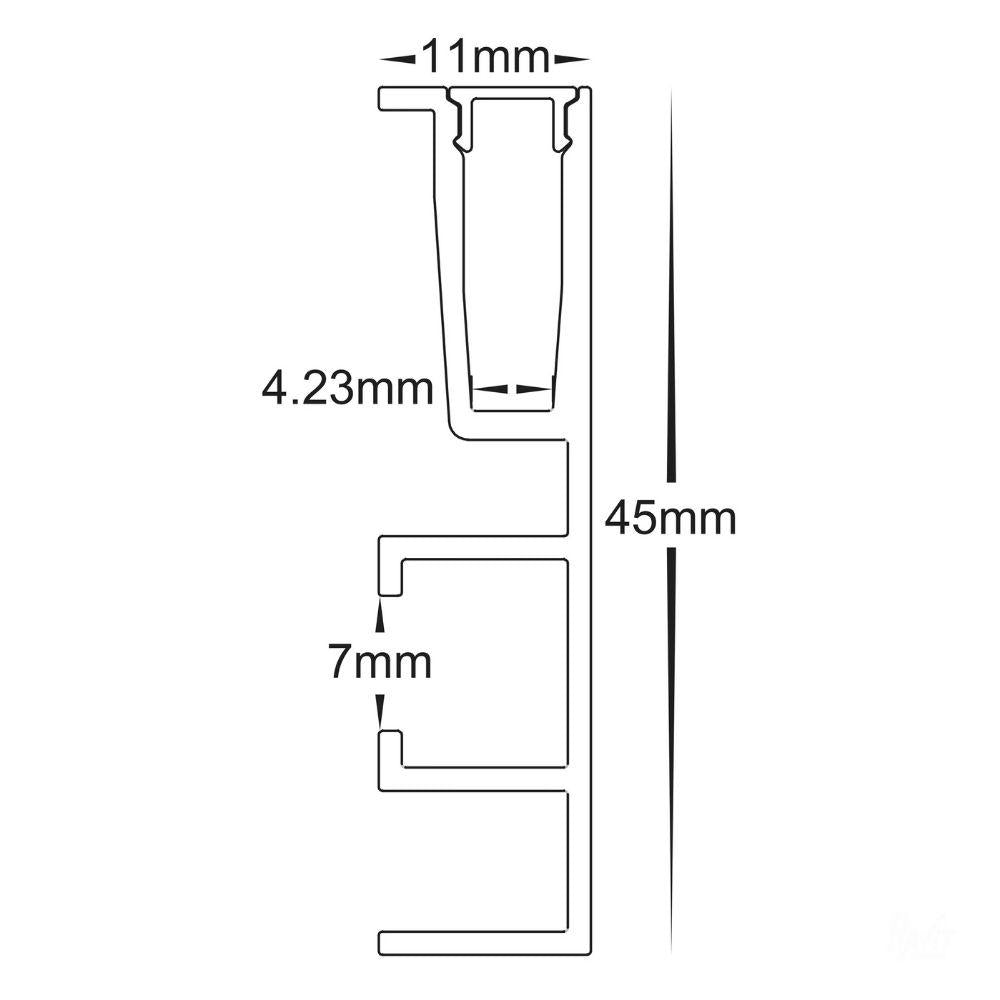 Havit Side Mounted Aluminium Profile IP20-Havit Lighting-Ozlighting.com.au