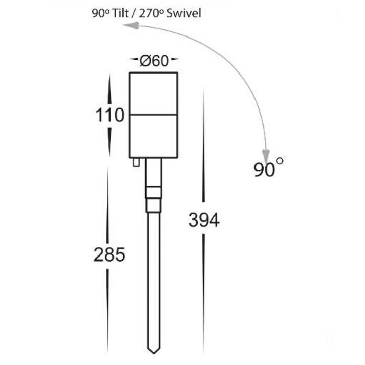 Havit TIVAH - 3/5W Exterior Spike Light - 12V DRIVER REQUIRED-Havit Lighting-Ozlighting.com.au