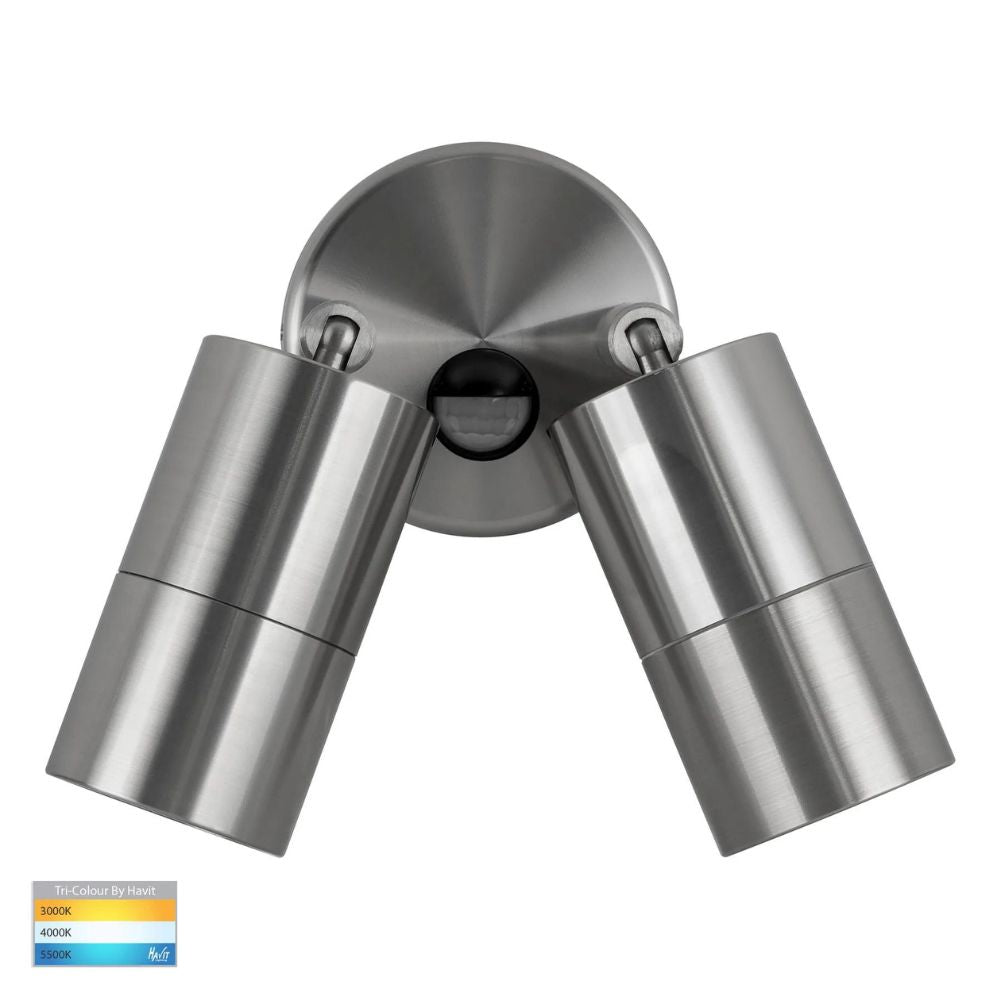 Havit TIVAH LED Spotlight - 7W, Tri-Colour, IP65, Adjustable, with Sensor-Havit Lighting-Ozlighting.com.au