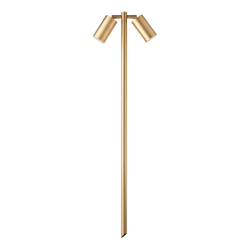 Havit TIVAH - Solid Brass TRI Colour Double Adjustable Spike Spotlight - DRIVER REQUIRED-Havit Lighting-Ozlighting.com.au
