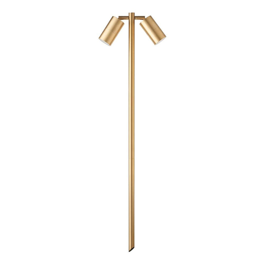 Havit TIVAH - Solid Brass TRI Colour Double Adjustable Spike Spotlight - DRIVER REQUIRED-Havit Lighting-Ozlighting.com.au