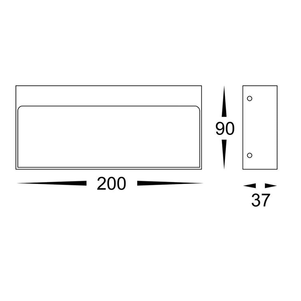 Havit VIRSMA - 4W/6W LED Tri-Colour Exterior Surface Mount Step Light IP54-Havit Lighting-Ozlighting.com.au