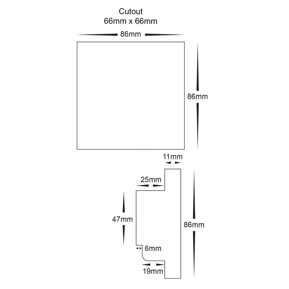 Havit WALL CONTROL - RGB LED Strip Touch Panel Wall Controller-Havit Lighting-Ozlighting.com.au