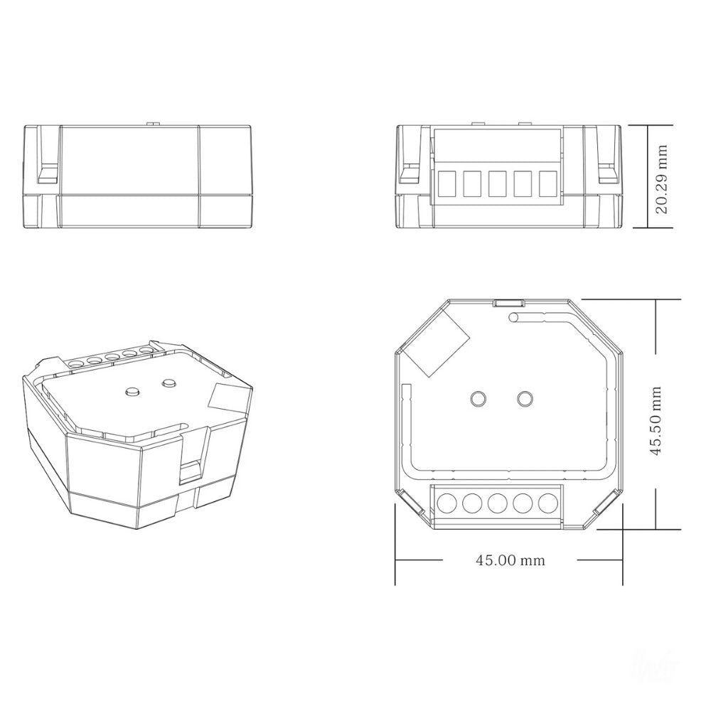 Havit ZIGBEE-DIMMER Dimmer - Zigbee Trailing Edge-Havit Lighting-Ozlighting.com.au
