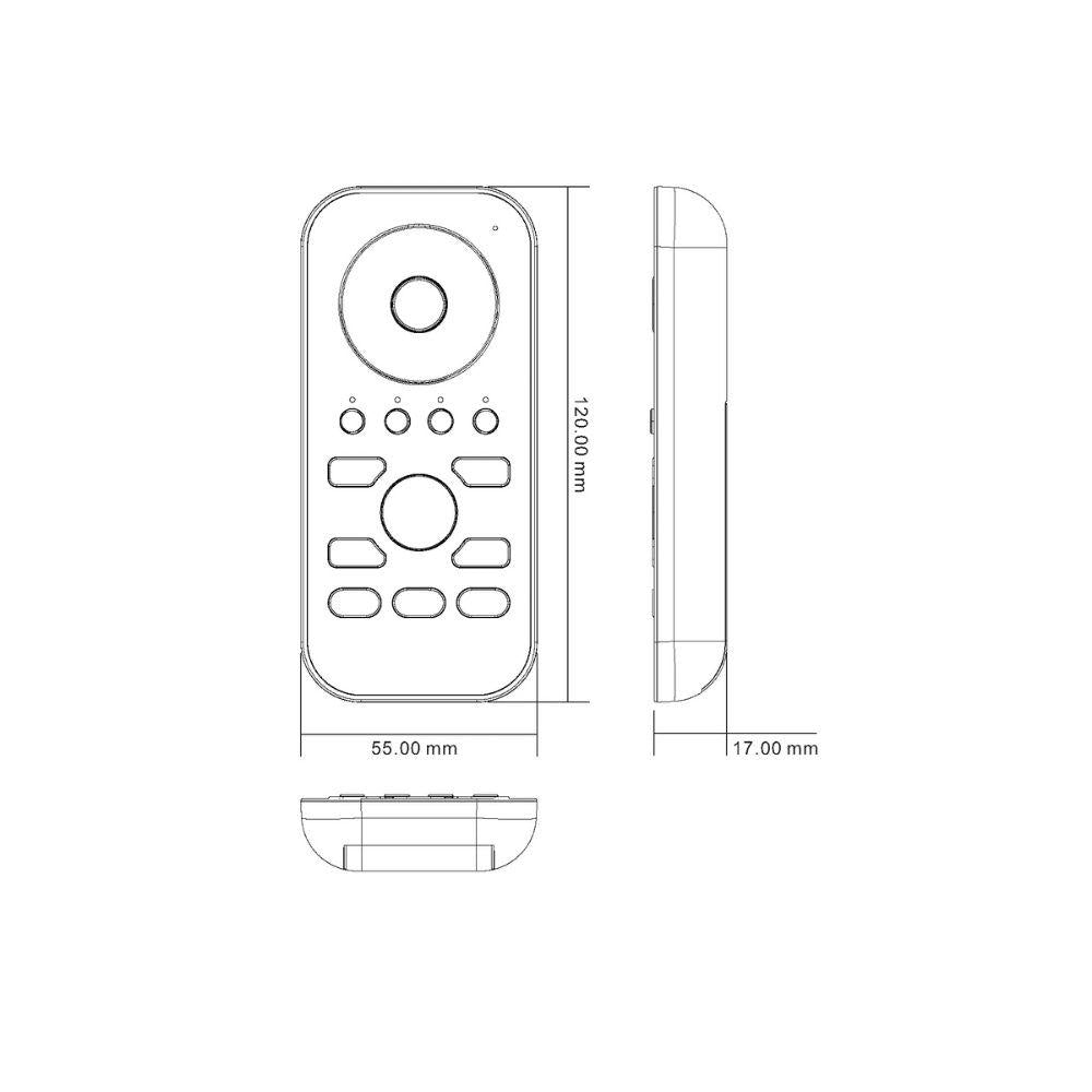 Havit ZIGBEE-REMOTE LED Remote Control - Single Coloured Zigbee LED Controller 4.5V-Havit Lighting-Ozlighting.com.au