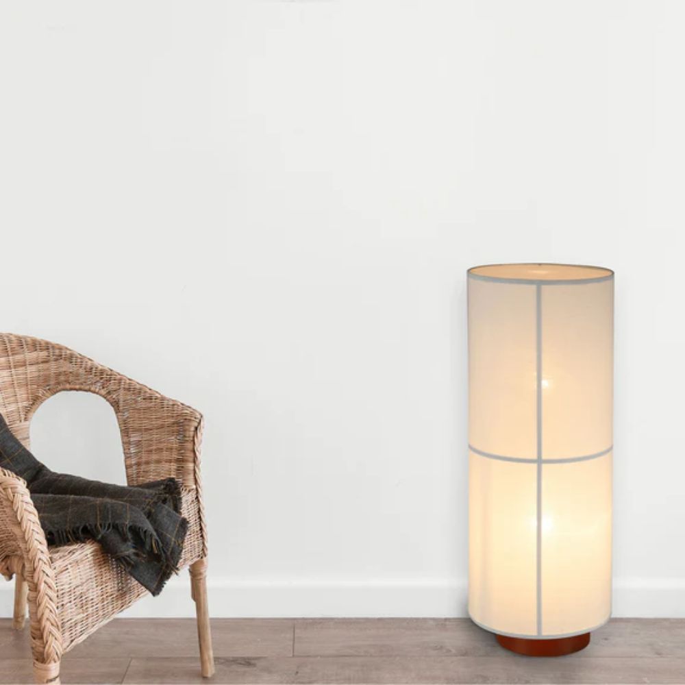 Lexi AILSA Floor Lamp - Linen-Lexi Lighting-Ozlighting.com.au