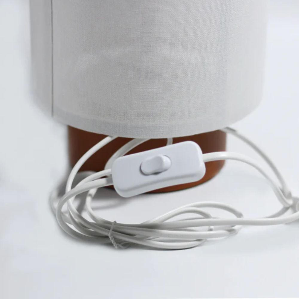 Lexi AILSA Table Lamp - Linen-Lexi Lighting-Ozlighting.com.au