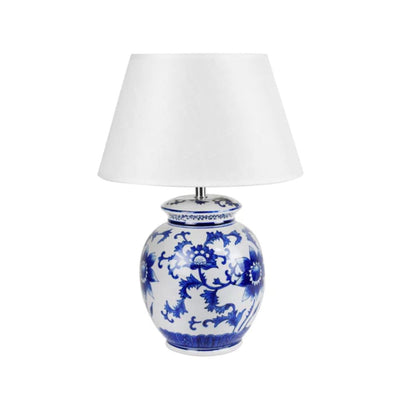 Lexi ANTHEA - Floral Ceramic Table Lamp-Lexi Lighting-Ozlighting.com.au