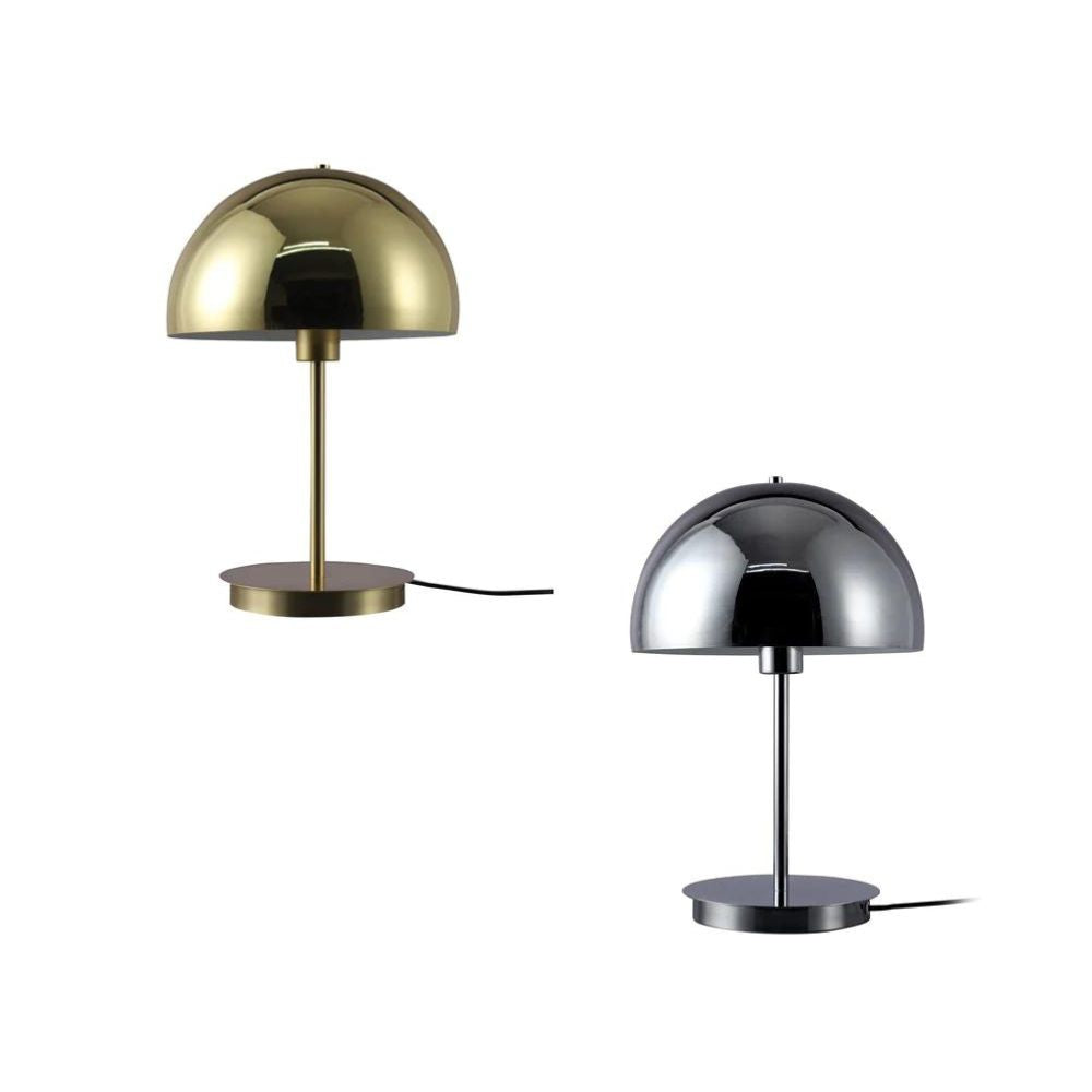 Chrome and gold shop light fixtures
