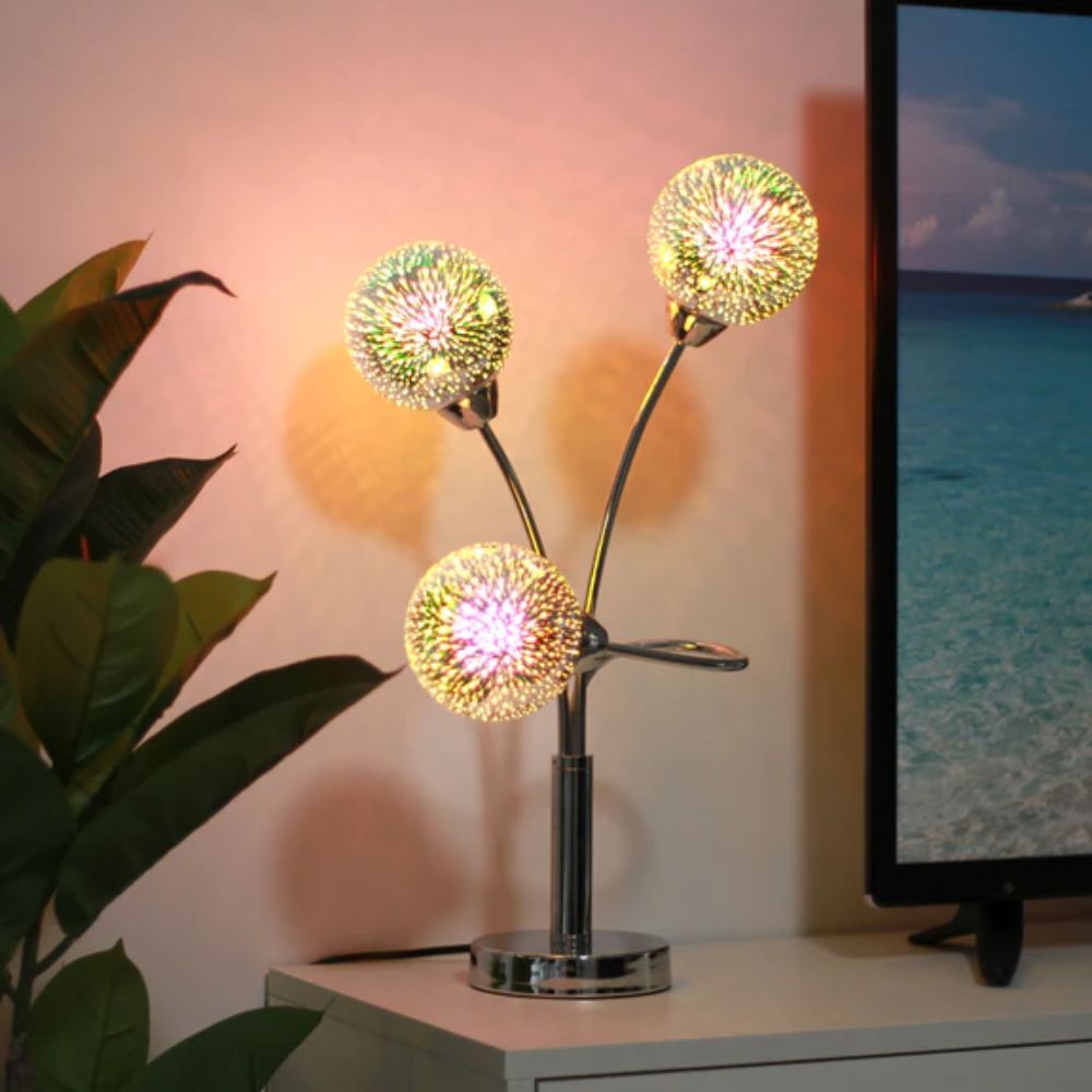 Lexi CANDICE Table Lamp - 3.3W, Firework Effect-Lexi Lighting-Ozlighting.com.au