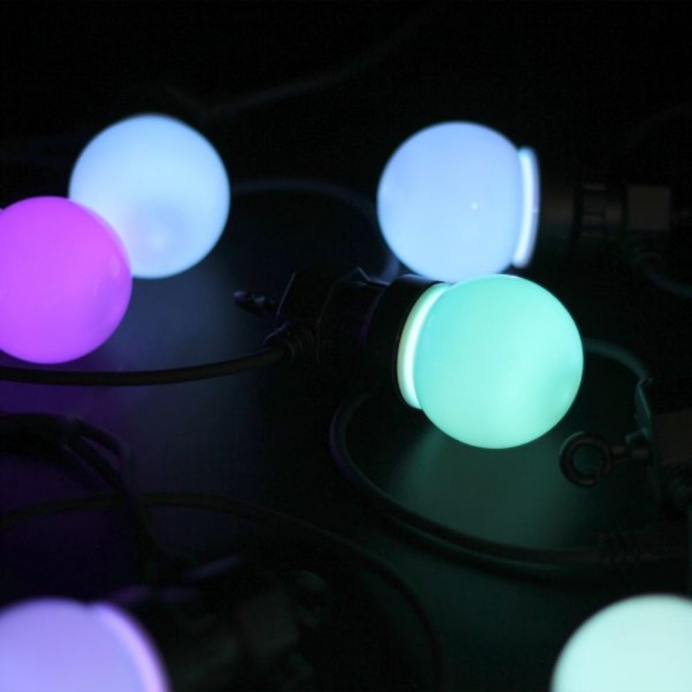 Lexi FESTOON LED String Lights - RGB Festoon, 10 Pack IP44-Lexi Lighting-Ozlighting.com.au