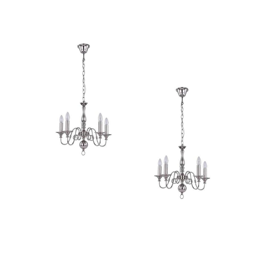 Lexi GANEED RUSTIC - 5/9 Light Metal Pendant-Lexi Lighting-Ozlighting.com.au