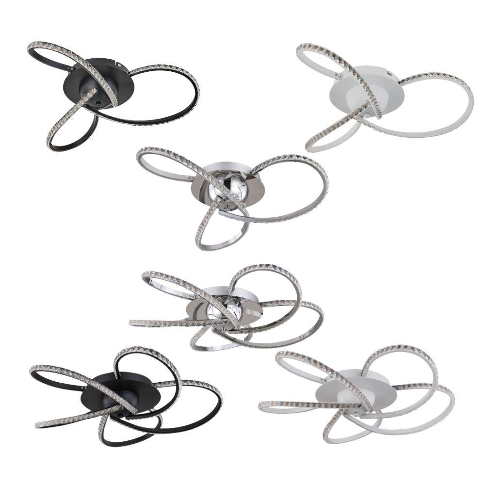 Lexi IRIE LED Ceiling Light - 3/5 Light Dimmable, 3000K-Lexi Lighting-Ozlighting.com.au