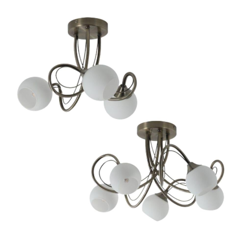 Lexi MALINI - 9W/15W Replaceable G9 LED 3/5 Light Ceiling Light - 2700K-Lexi Lighting-Ozlighting.com.au