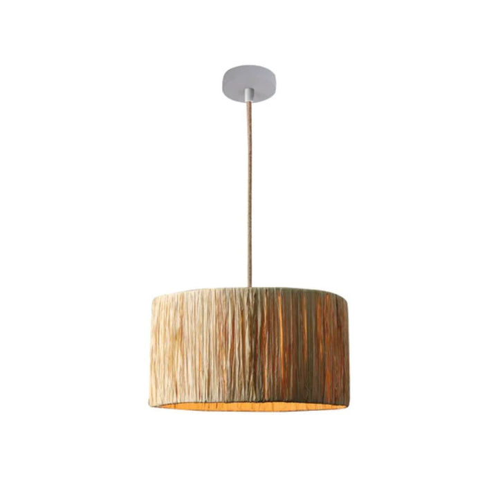 Lexi MANON - 1 Light Natural Raffia Pendant Light-Lexi Lighting-Ozlighting.com.au