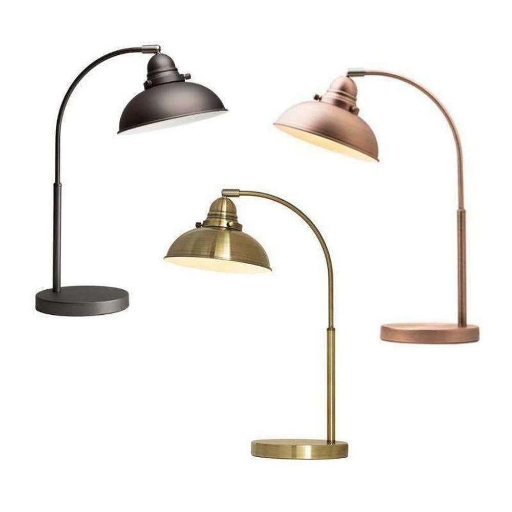 Lexi MANOR Desk & Table Lamp - Vintage Metal, Black-Lexi Lighting-Ozlighting.com.au