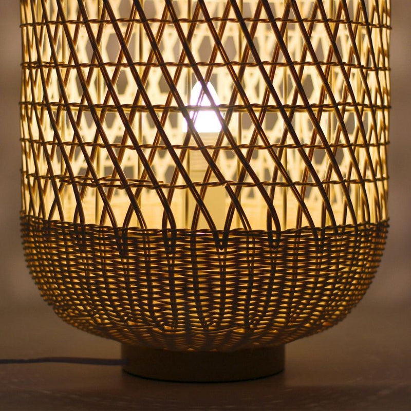 Lexi OPHELIA - Rattan Table Lamp-Lexi Lighting-Ozlighting.com.au