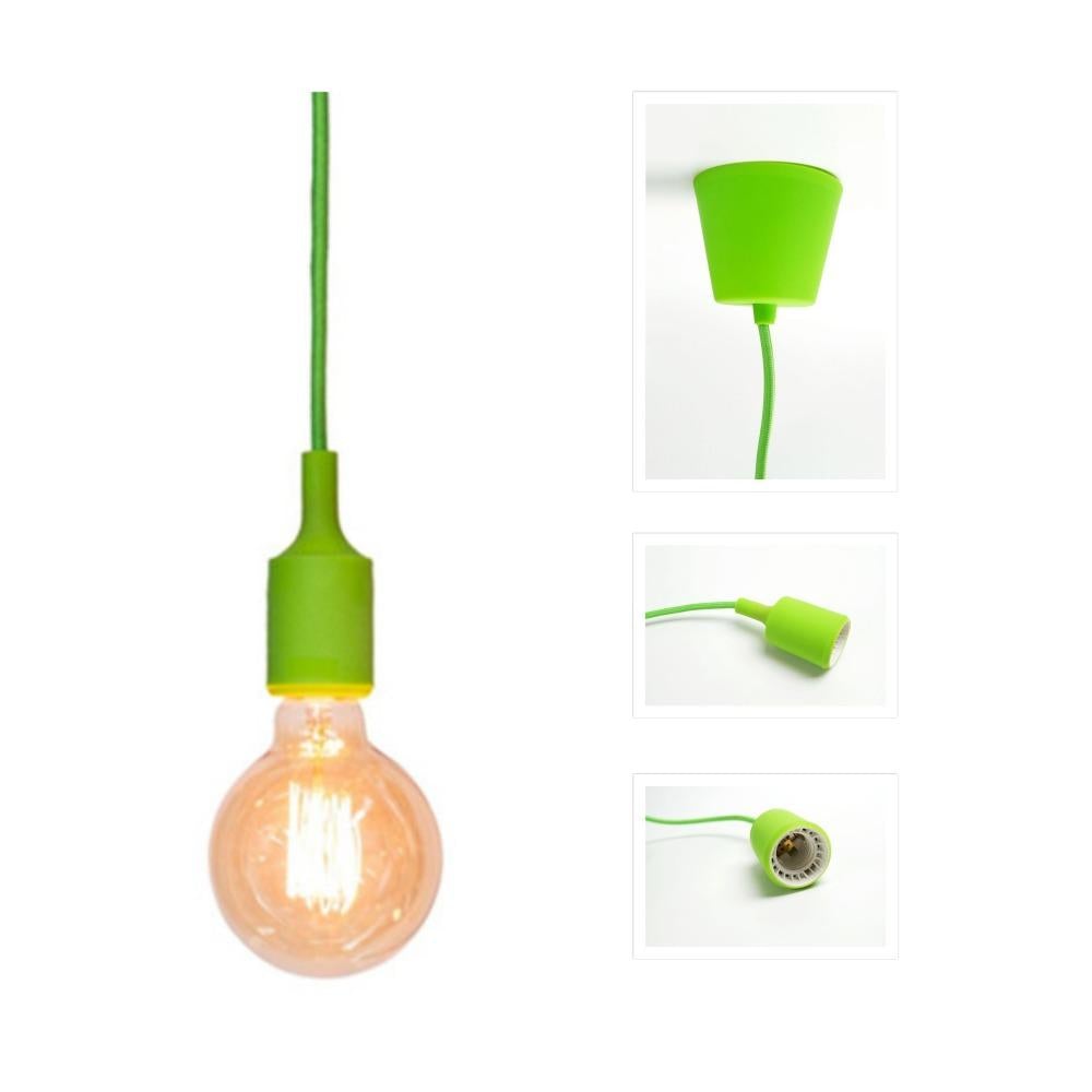 Lexi POLLY Pendant - 1 Light, Green-Lexi Lighting-Ozlighting.com.au