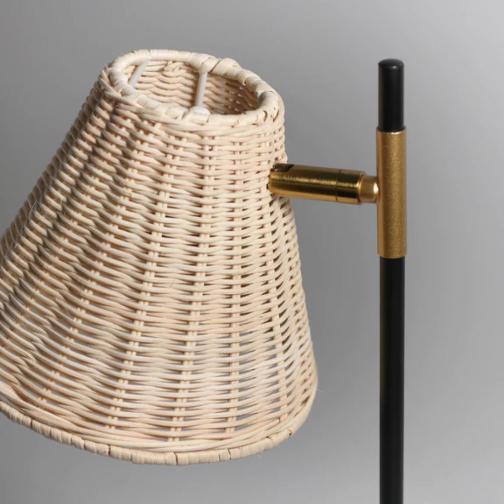Lexi YVETTE Floor Lamp - Rattan-Lexi Lighting-Ozlighting.com.au