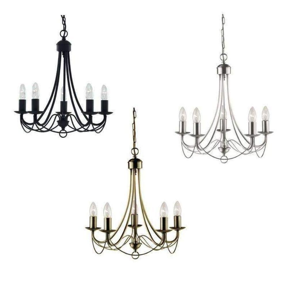 Lexi ZANZIBAR - 5 Light Chandelier-LX-LL002CH015B-9330805198369 ...