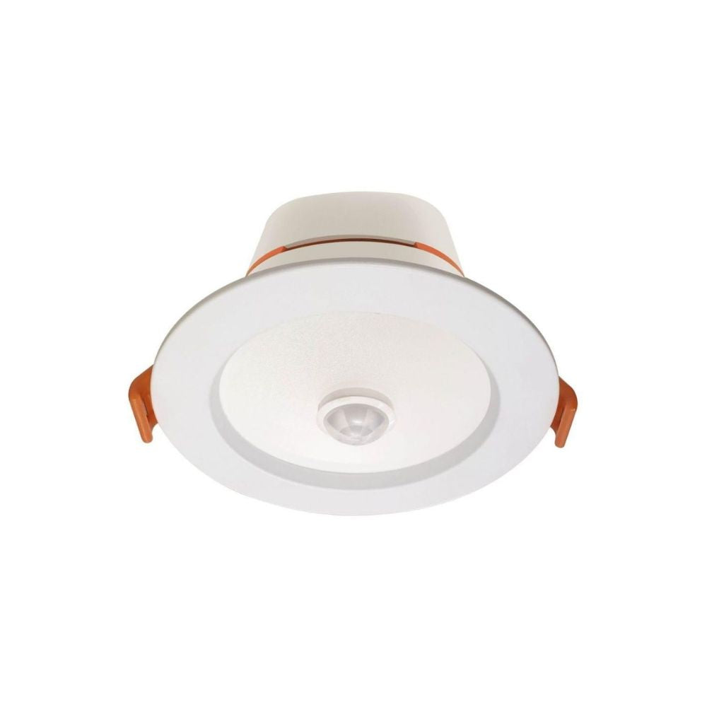 Mercator APOLLO SENSE LED Downlight - 7W, Tri-Colour, PIR Sensor, IP44 Front Face-Mercator-Ozlighting.com.au