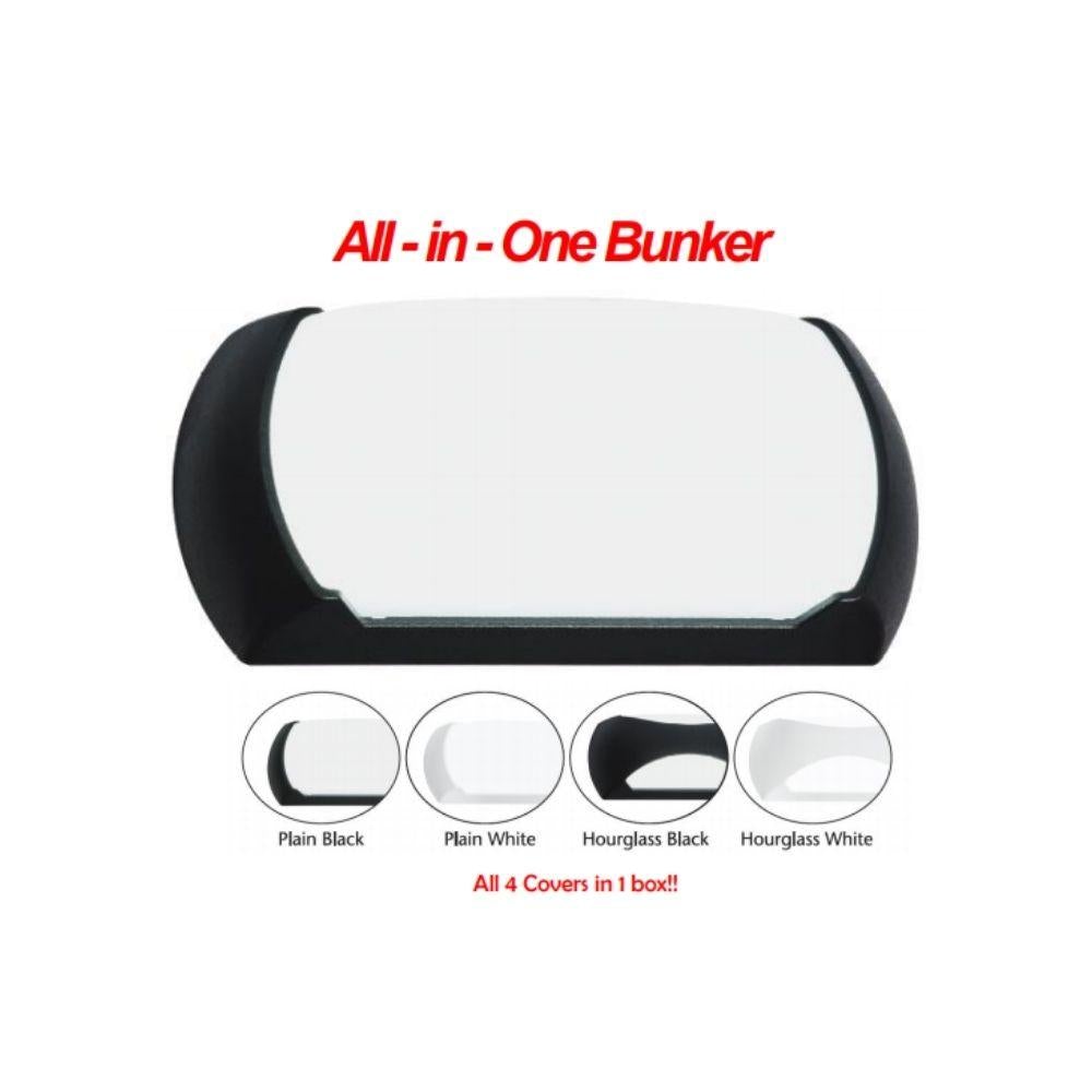 Mercator BLAKE - 12W LED Tri-Colour Exterior Bunker Light With Selectable Covers IP65-Mercator-Ozlighting.com.au