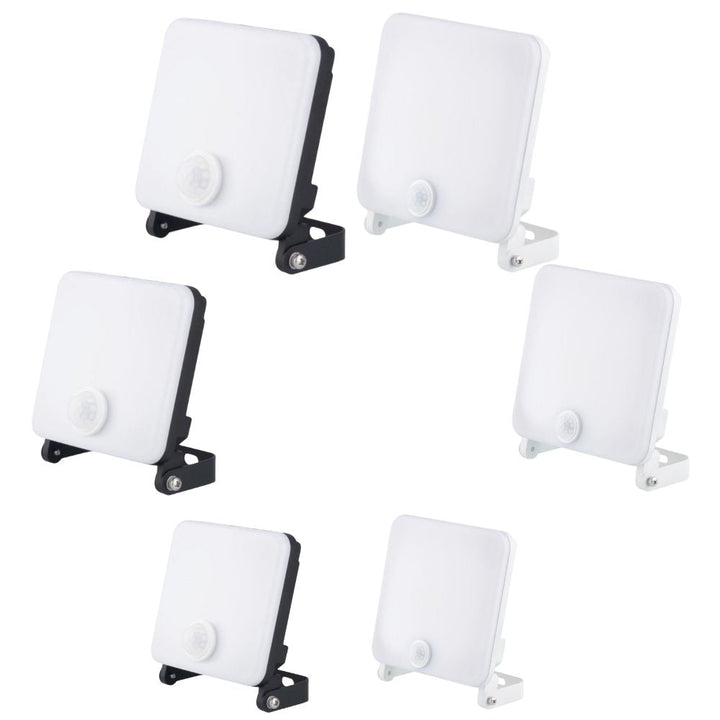 Mercator CRESCENT - 20W/30W/50W LED Exterior Floodlight With Sensor IP65 - 4000K-Mercator-Ozlighting.com.au