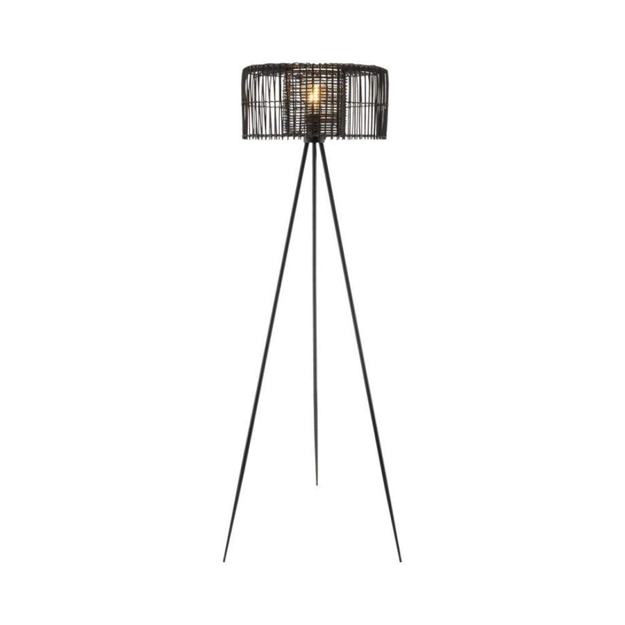 Mercator FINLEY - Rattan Double Wall Floor Lamp IP20-Mercator-Ozlighting.com.au