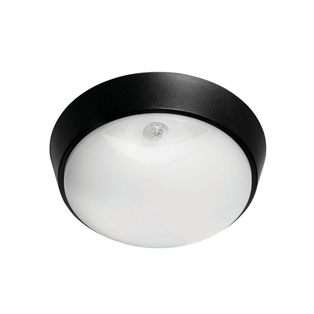 Mercator FLETCHER-SEN - 10W LED Exterior Bunker Light With Interchangeable White/Black Covers With Sensor IP54 - 4000K-Mercator-Ozlighting.com.au