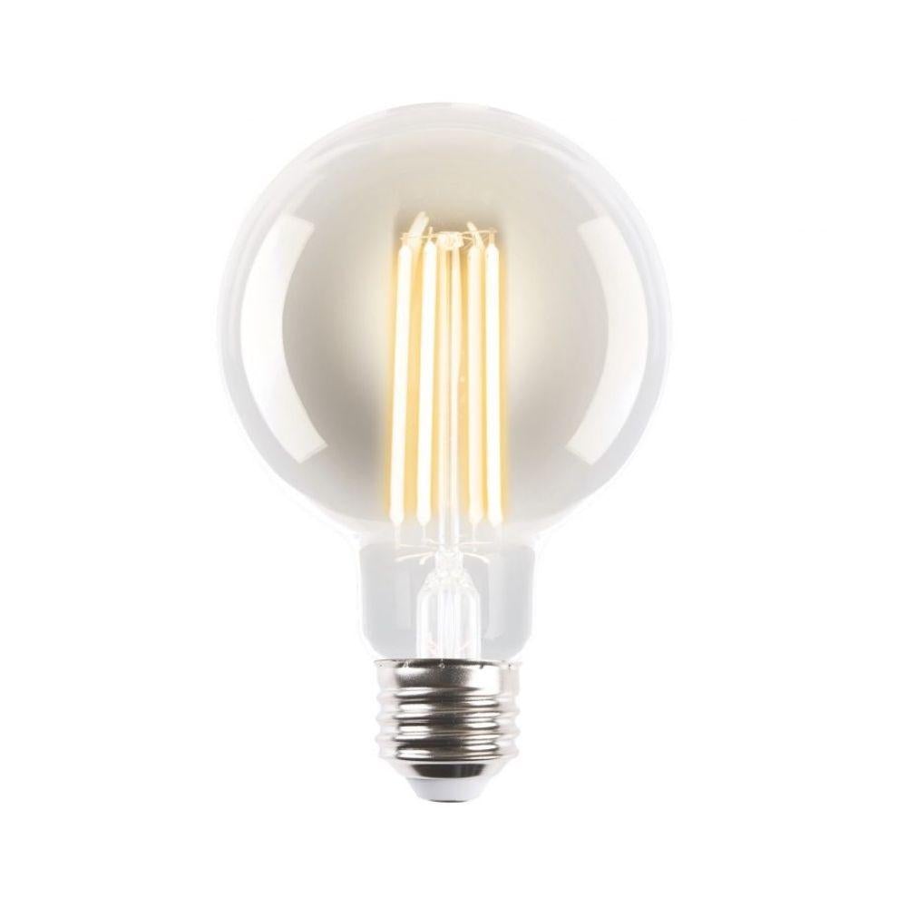 Mercator GLOBE-LF - 7.5W LED Dimmable G95 Spherical Shape Filament Clear Glass Globe 2700K - B22/E27-Mercator-Ozlighting.com.au