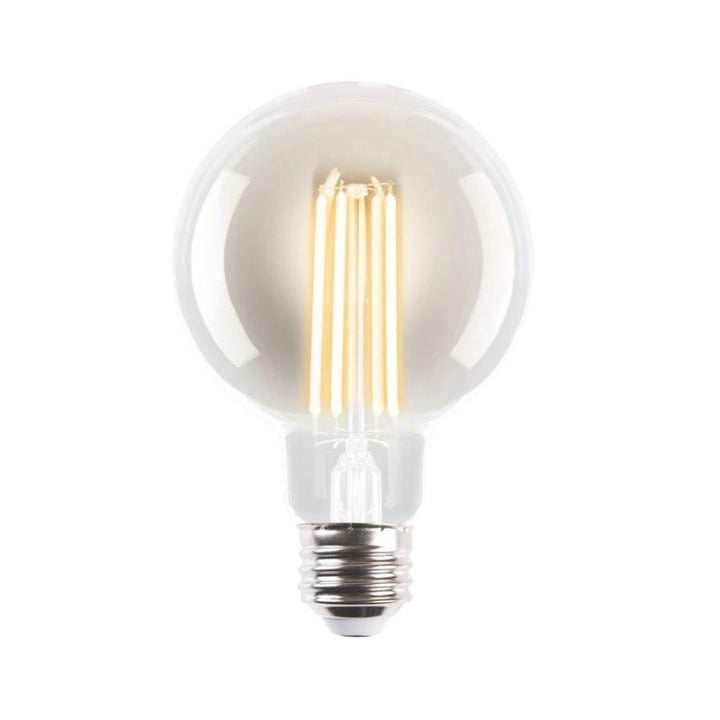 Mercator GLOBE-LF - 7.5W LED Dimmable G95 Spherical Shape Filament Clear Glass Globe 2700K - B22/E27-Mercator-Ozlighting.com.au