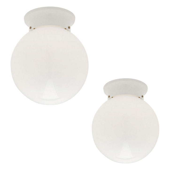 Mercator OPAL-BALL-DIY - DIY Batten Fix Holder Cover Glass Ceiling Light Shade-Mercator-Ozlighting.com.au