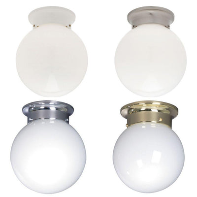 Mercator OPAL-BALL-DIY - DIY Batten Fix Holder Cover Glass Ceiling Light Shade Only-Mercator-Ozlighting.com.au