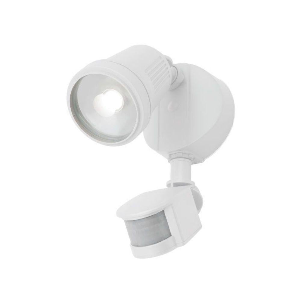 Mercator OTTO - 12W LED Single Head Exterior Security PC Spotlight With Sensor IP54 - 4000K-Mercator-Ozlighting.com.au