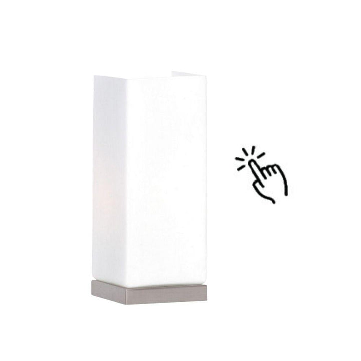 Mercator PARO - Touch Square Opal Glass Table Lamp IP20-Mercator-Ozlighting.com.au