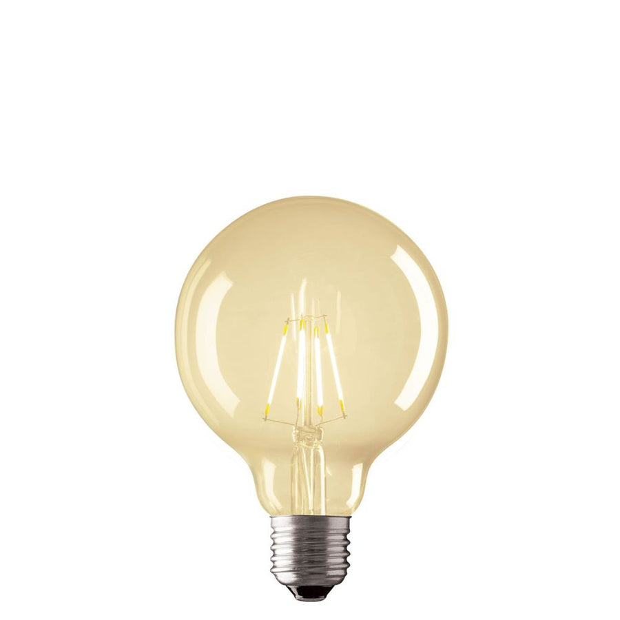 Mercator RETRO SPHERE - 4W LED Decorative Amber Globe - E27-Mercator-Ozlighting.com.au