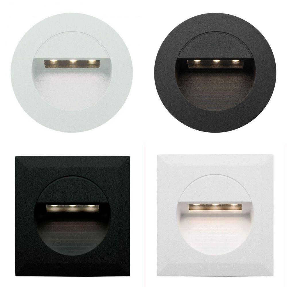 Mercator RYE - 1.2W LED Round/Square Steplight IP54-Mercator-Ozlighting.com.au