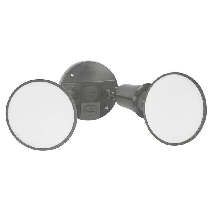 Mercator SANDERS - 12W/24W LED PAR38 Single Head/Twin Head Exterior Security PC Spot Light IP44 - 5700K-Mercator-Ozlighting.com.au