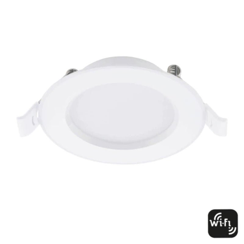 Mercator WALTER - 7W LED Smart Wi-Fi RGB Colour Changeable And CCT Tuneable Dimmable Mini Deep Face Downlight IP44-Mercator-Ozlighting.com.au