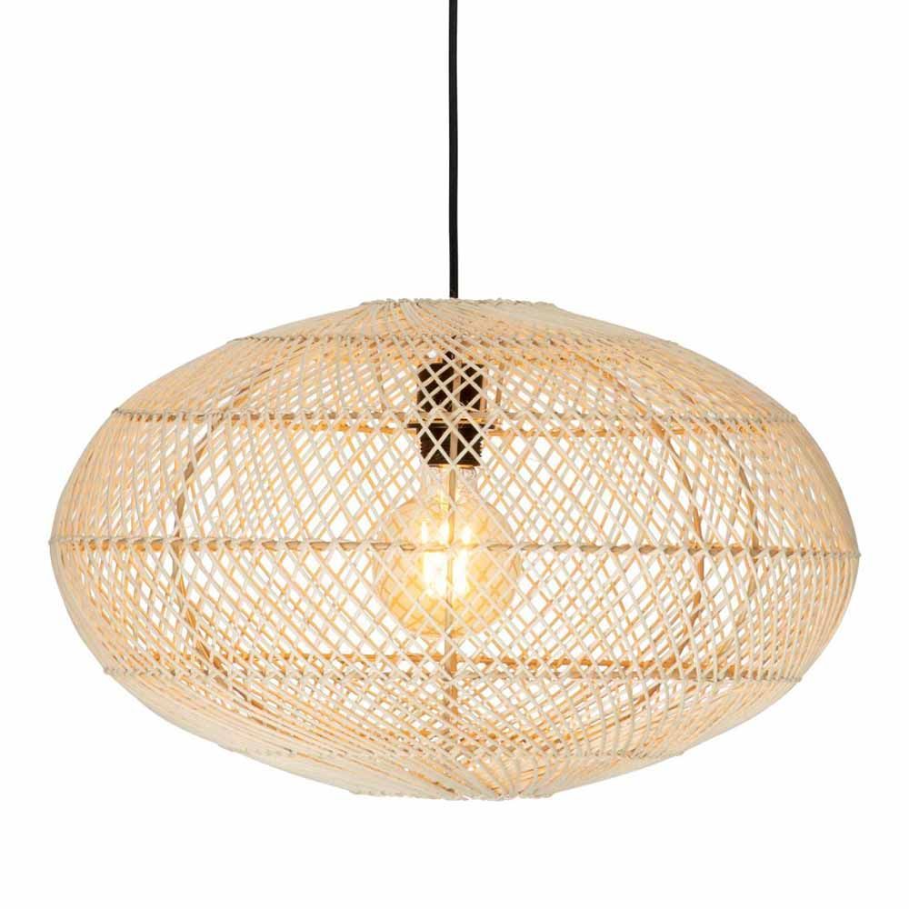 Mercator WESTLAKES - 1 Light Rattan Pendant-Mercator-Ozlighting.com.au