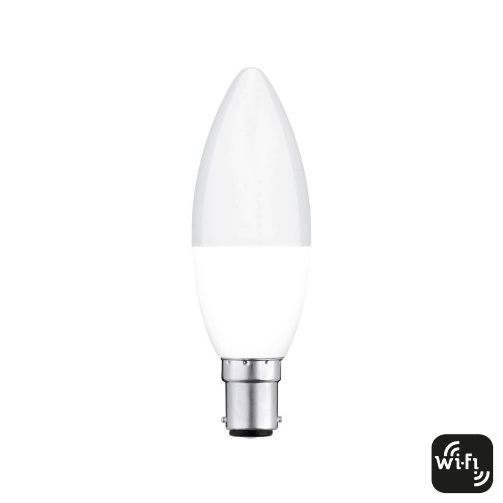 Mercator WIFI CANDLE LED Globe - 4W, E14 / B15-Mercator-Ozlighting.com.au