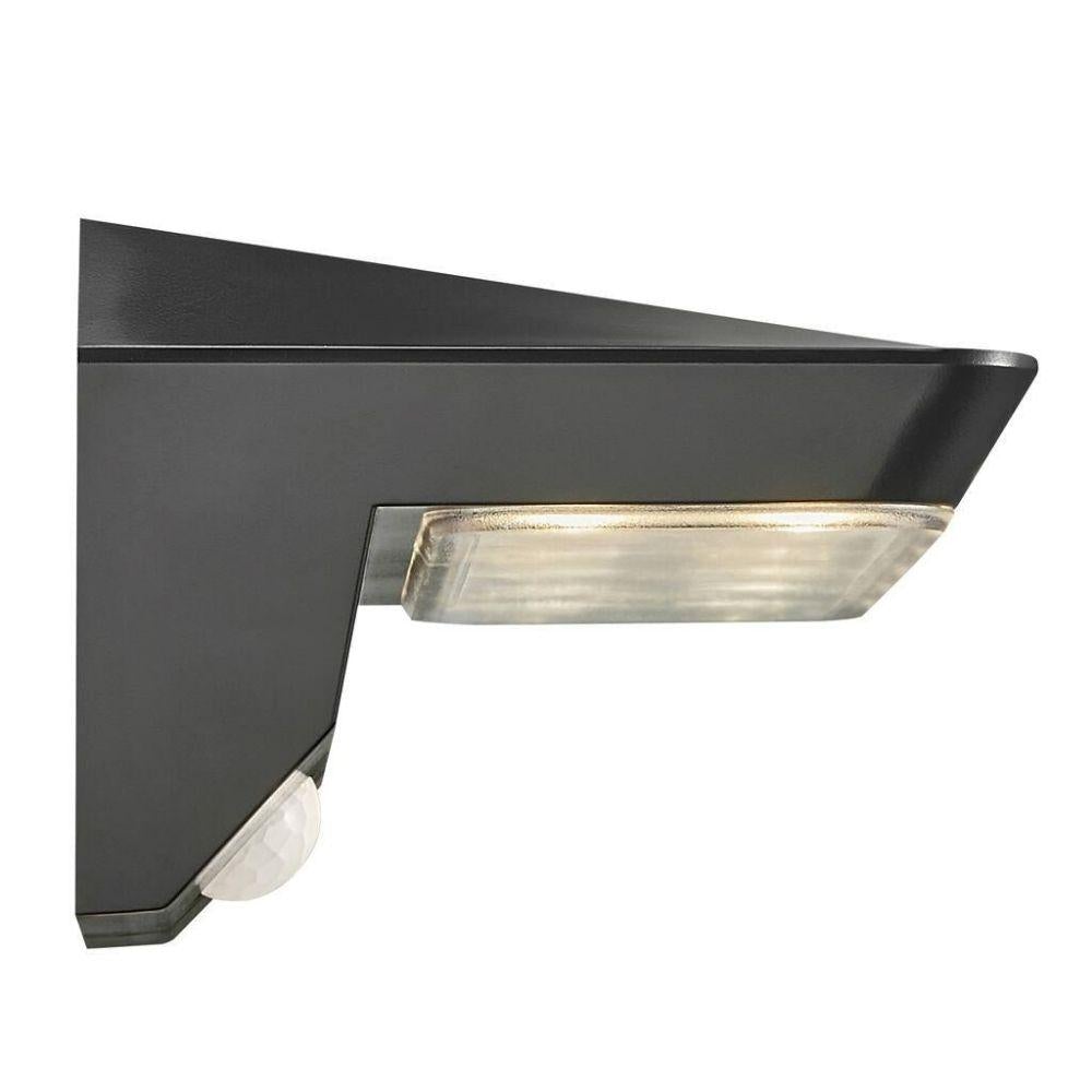 Nordlux AGENA Solar LED Outdoor Wall Light - Powered 5W IP44, Sensor, 3000K-Nordlux-Ozlighting.com.au